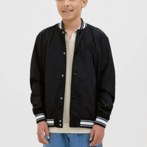 Детско яке тип бомбър Jack&Jones черно11-12г.